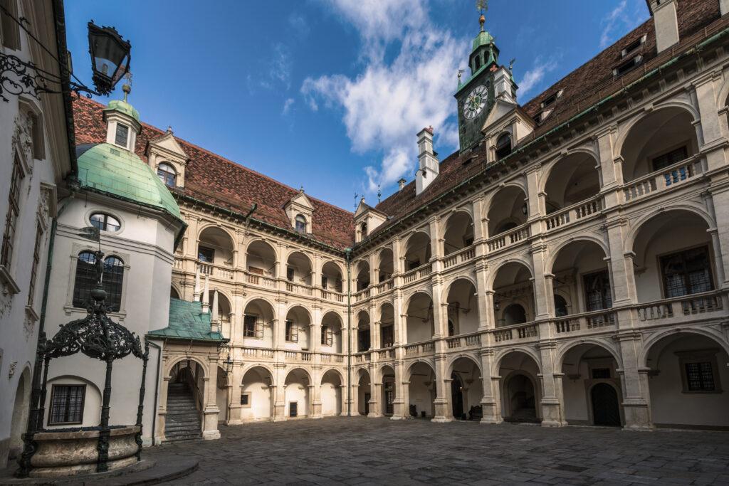 Arkadenhof des Landhaus Graz, Österreich UNESCO
